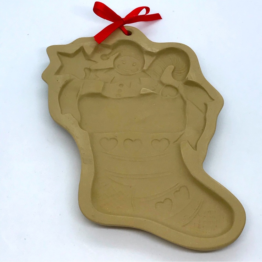 VTG 1987 Brown Bag Cookie Art Hill Design Child’s Christmas Stocking Cookie Mold